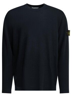 Stone Island Crew-Neck Sweater With Logo Tag Size XL Men